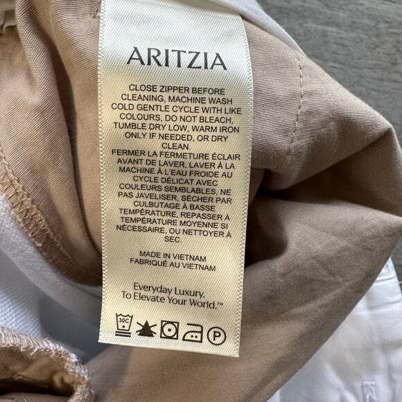 Aritzia The Effortless Pant CruiseLinen Wide Leg Linen pants White 14 - Picture 7 of 13